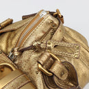 Chloe Paddington Hand Bag Leather Gold Auth am11925A-16