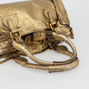 Chloe Paddington Hand Bag Leather Gold Auth am11925A-7