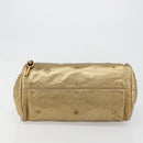 Chloe Paddington Hand Bag Leather Gold Auth am11925A-9