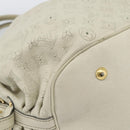 LOUIS VUITTON Punching Mahina XL Tote Bag Leather Beige M93978 LV Auth am11926V-14
