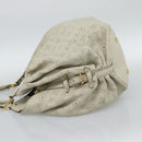 LOUIS VUITTON Punching Mahina XL Tote Bag Leather Beige M93978 LV Auth am11926V-3