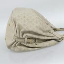 LOUIS VUITTON Punching Mahina XL Tote Bag Leather Beige M93978 LV Auth am11926V-4