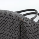 BOTTEGA VENETA INTRECCIATO Cabas PM Tote Bag Leather Dark Brown Auth am11927SM-15