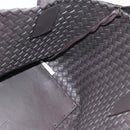 BOTTEGA VENETA INTRECCIATO Cabas PM Tote Bag Leather Dark Brown Auth am11927SM-18