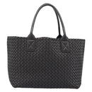 BOTTEGA VENETA INTRECCIATO Cabas PM Tote Bag Leather Dark Brown Auth am11927SM-13