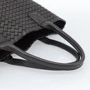 BOTTEGA VENETA INTRECCIATO Cabas PM Tote Bag Leather Dark Brown Auth am11927SM-7