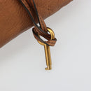 Chloe Paddington Hand Bag Leather Brown Gold Silver Auth am11930V-14