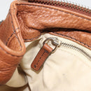 Chloe Paddington Hand Bag Leather Brown Gold Silver Auth am11930V-21
