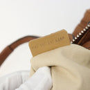 Chloe Paddington Hand Bag Leather Brown Gold Silver Auth am11930V-24