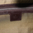 FENDI Zucca Canvas Mamma Baguette Shoulder Bag Black Brown Silver Auth am11931V-15