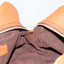 LOUIS VUITTON Mahina Runner PM Hand Bag Leather Brown M97052 LV Auth am11933V-23
