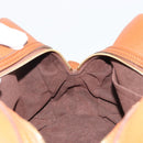 LOUIS VUITTON Mahina Runner PM Hand Bag Leather Brown M97052 LV Auth am11933V-24