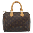 LOUIS VUITTON Monogram Speedy 25 Hand Bag M41528 LV Auth am11935A-2