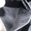 CELINE Macadam Canvas Boston Bag PVC Leather Black Gold Auth am11939V-22