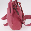 BALENCIAGA The Town Hand Bag Leather 2way Pink 240579 Auth am11942V-4