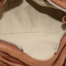 Chloe Paddington Hand Bag Leather Brown Gold Silver Auth am11945V-20