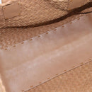 BOTTEGA VENETA INTRECCIATO Cabas MM Tote Bag Leather Beige 115664 Auth am11951V-14