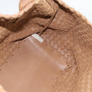 BOTTEGA VENETA INTRECCIATO Cabas MM Tote Bag Leather Beige 115664 Auth am11951V-15