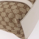 GUCCI GG Canvas Tote Bag Beige Gold 153008 Auth am11952V-16