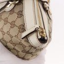 GUCCI GG Canvas Tote Bag Beige Gold 153008 Auth am11952V-9