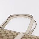GUCCI GG Canvas Tote Bag Beige Gold 153008 Auth am11952V-8