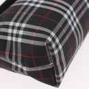BURBERRY Hand Pouch Nylon Black Silver Auth am11953V-10