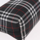 BURBERRY Hand Pouch Nylon Black Silver Auth am11953V-12