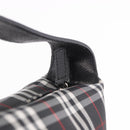 BURBERRY Hand Pouch Nylon Black Silver Auth am11953V-14