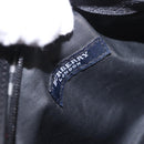 BURBERRY Hand Pouch Nylon Black Silver Auth am11953V-15