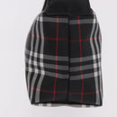 BURBERRY Hand Pouch Nylon Black Silver Auth am11953V-5