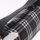 BURBERRY Hand Pouch Nylon Black Silver Auth am11953V-6