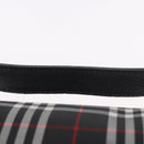 BURBERRY Hand Pouch Nylon Black Silver Auth am11953V-8
