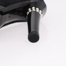 CHANEL Pearl Pumps Suede 35 1/2 Black CC Auth am11955M-28