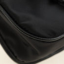 PRADA Shoulder Bag Nylon Black Silver Auth am11956SAM-15