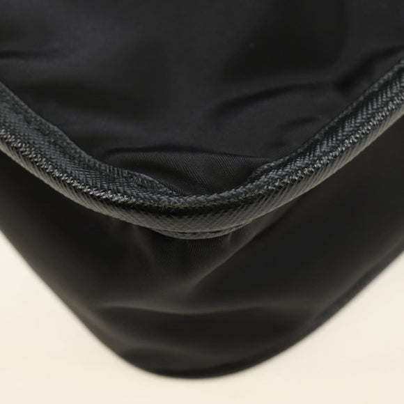 PRADA Shoulder Bag Nylon Black Silver Auth am11956SAM