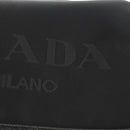 PRADA Shoulder Bag Nylon Black Silver Auth am11956SAM-21