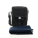 PRADA Shoulder Bag Nylon Black Silver Auth am11956SAM-12