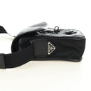 PRADA Shoulder Bag Nylon Black Silver Auth am11956SAM-3