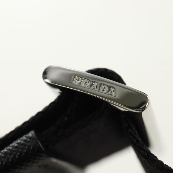 PRADA Shoulder Bag Nylon Black Silver Auth am11956SAM
