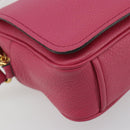 PRADA Shoulder Bag Safiano leather Pink Gold 1BD163 Auth am11957M-12