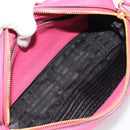 PRADA Shoulder Bag Safiano leather Pink Gold 1BD163 Auth am11957M-19