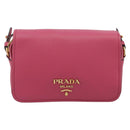 PRADA Shoulder Bag Safiano leather Pink Gold 1BD163 Auth am11957M-2