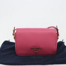 PRADA Shoulder Bag Safiano leather Pink Gold 1BD163 Auth am11957M-25