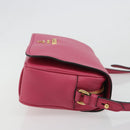 PRADA Shoulder Bag Safiano leather Pink Gold 1BD163 Auth am11957M-4