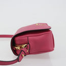 PRADA Shoulder Bag Safiano leather Pink Gold 1BD163 Auth am11957M-5