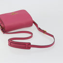 PRADA Shoulder Bag Safiano leather Pink Gold 1BD163 Auth am11957M-7