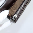 FENDI Zucca Canvas Bifold Wallet Black Brown Auth am11958V-18