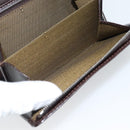 FENDI Zucca Canvas Bifold Wallet Black Brown Auth am11958V-20