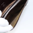 FENDI Zucca Canvas Bifold Wallet Black Brown Auth am11958V-21