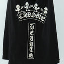 Chrome Hearts Short-sleeved T-shirt cotton L Black Auth am11960M-4